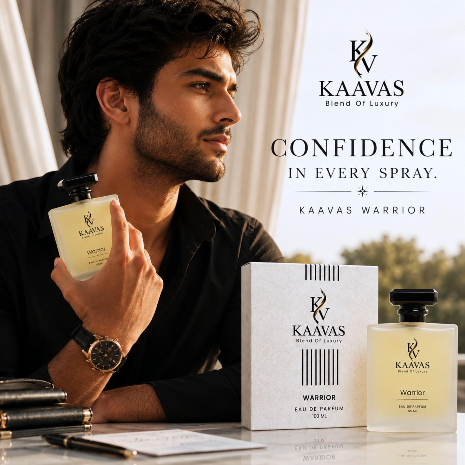 Warrior luxury perfume bottle - Image 1